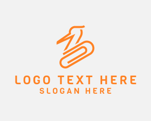 Swan Paper Clip Logo