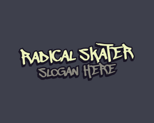 Skater - Skater Punk Grafitti logo design