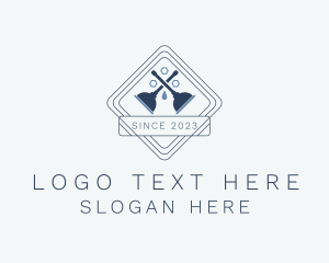 Plunger - Droplet Plunger Plumber logo design