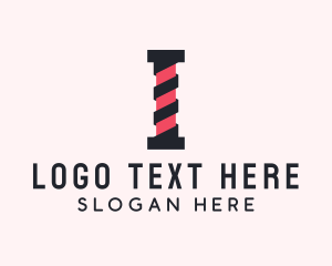 Spiral Digital Letter I Logo