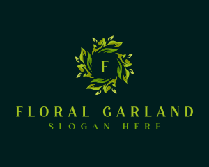Garland - Leaves Garden Botanical logo design