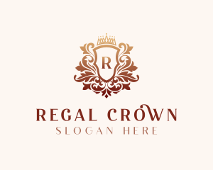 Crown Regal Crest logo design