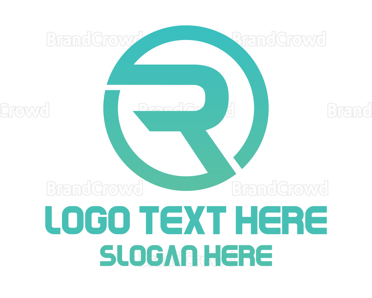 Modern Letter R Circle Logo Brandcrowd Logo Maker