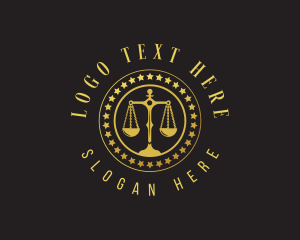 Law - Legal Justice Scales logo design