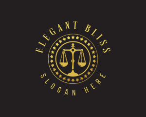 Legal Justice Scales Logo