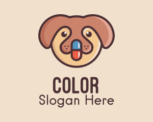 Pet Shop - Puppy Dog Pill logo design