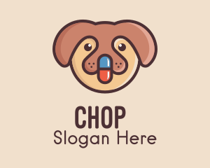 Puppy - Puppy Dog Pill logo design