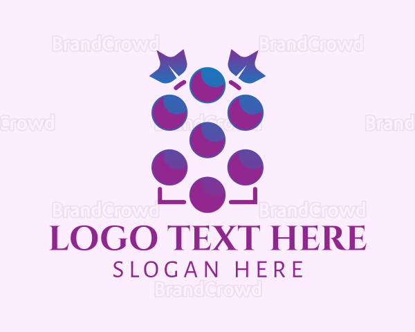 Grape Fruit Vineyard Logo