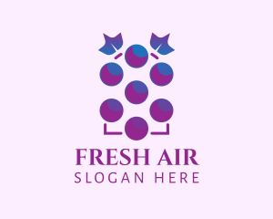 Grape Fruit Vineyard logo design