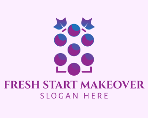 Grape Fruit Vineyard logo design