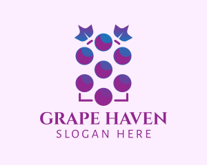 Vineyard - Grape Fruit Vineyard logo design