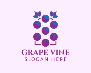 Grape - Grape Fruit Vineyard logo design
