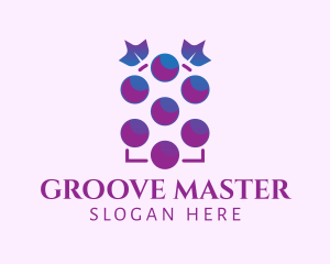 Farmers Market - Grape Fruit Vineyard logo design