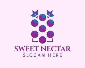 Grape Fruit Vineyard logo design