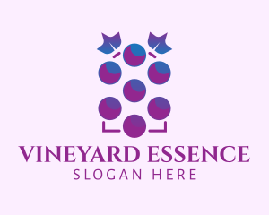 Grape Fruit Vineyard logo design