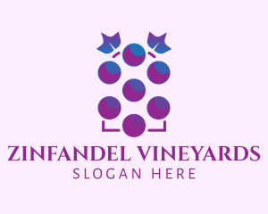 Grape Fruit Vineyard logo design