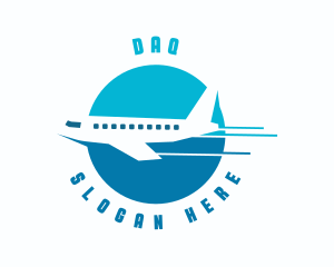 Tourism - Express Airplane Travel logo design