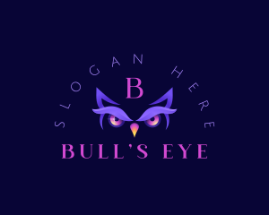 Owl Bird Eyes  logo design