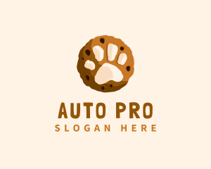 Bakery Paw Cookie logo design