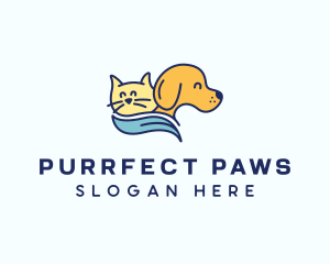 Kitten - Pet Kitten & Puppy logo design