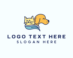 Dog House - Pet Kitten & Puppy logo design