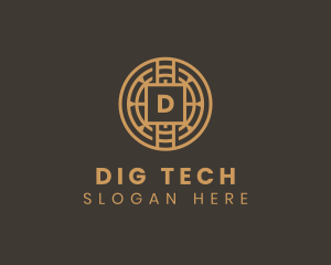 Tech Digital Crypto logo design