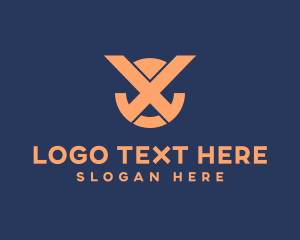 Software - Generic Business Letter X logo design