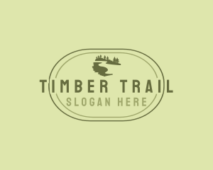 Woodsman - Mountain Camping Trail logo design