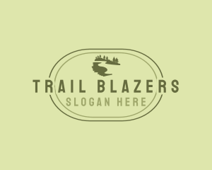 Mountain Camping Trail logo design