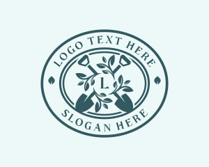 Eco - Shovel Plant Yard logo design