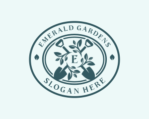 Shovel Plant Yard logo design