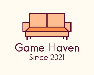 Home Styling - Orange Couch Furniture logo design