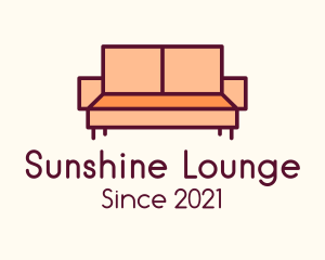 Orange Couch Furniture logo design