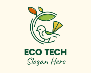 Ecosystem - Garden Bird Landscape logo design