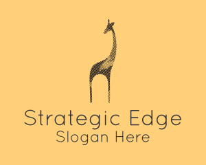 Wild Giraffe Safari Logo