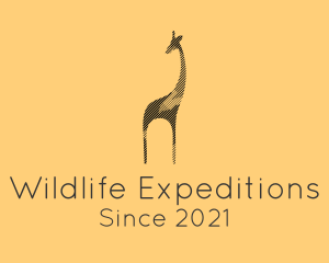 Safari - Wild Giraffe Safari logo design