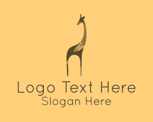 Wild Giraffe Safari Logo