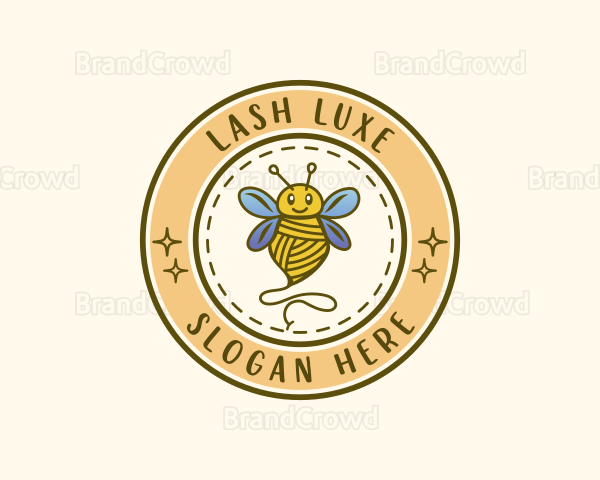 Bee Yarn Thread Logo