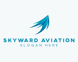 Aviation Logistics Plane logo design