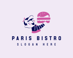 Cute Burger Restaurant  logo design