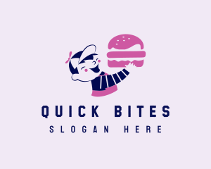 Fastfood - Cute Burger Restaurant logo design