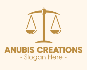 Attorney Lawyer Justice Scales logo design