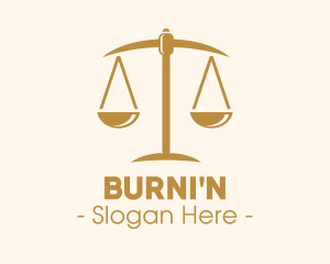 Attorney Lawyer Justice Scales logo design