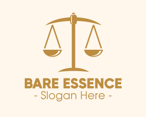 Attorney Lawyer Justice Scales logo design