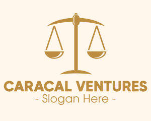 Attorney Lawyer Justice Scales logo design