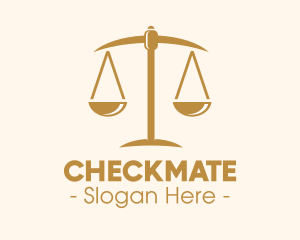 Attorney Lawyer Justice Scales logo design