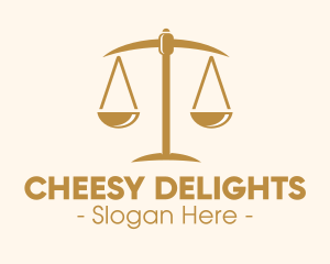 Attorney Lawyer Justice Scales logo design