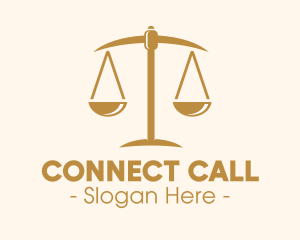 Attorney Lawyer Justice Scales logo design