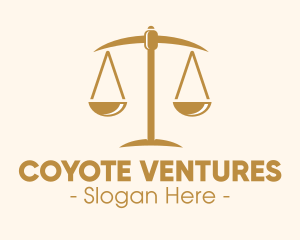 Attorney Lawyer Justice Scales logo design