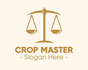 Attorney Lawyer Justice Scales logo design